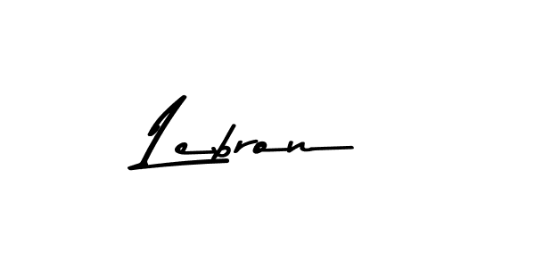 Design your own signature with our free online signature maker. With this signature software, you can create a handwritten (Asem Kandis PERSONAL USE) signature for name Lebron. Lebron signature style 9 images and pictures png