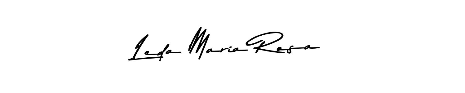 Asem Kandis PERSONAL USE is a professional signature style that is perfect for those who want to add a touch of class to their signature. It is also a great choice for those who want to make their signature more unique. Get Leda Maria Rosa name to fancy signature for free. Leda Maria Rosa signature style 9 images and pictures png
