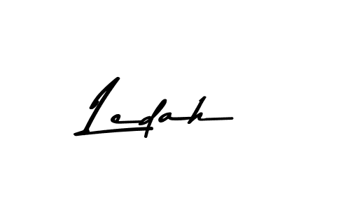 Asem Kandis PERSONAL USE is a professional signature style that is perfect for those who want to add a touch of class to their signature. It is also a great choice for those who want to make their signature more unique. Get Ledah name to fancy signature for free. Ledah signature style 9 images and pictures png