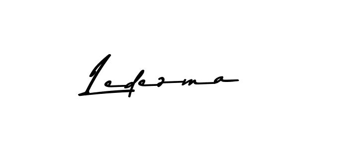 How to make Ledezma signature? Asem Kandis PERSONAL USE is a professional autograph style. Create handwritten signature for Ledezma name. Ledezma signature style 9 images and pictures png