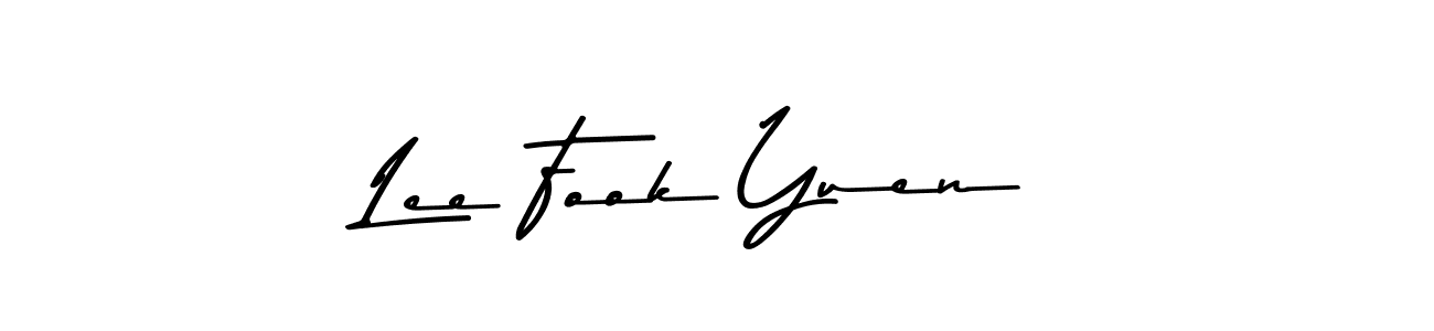 Design your own signature with our free online signature maker. With this signature software, you can create a handwritten (Asem Kandis PERSONAL USE) signature for name Lee Fook Yuen. Lee Fook Yuen signature style 9 images and pictures png
