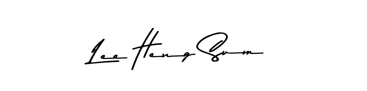 The best way (Asem Kandis PERSONAL USE) to make a short signature is to pick only two or three words in your name. The name Lee Heng Sum include a total of six letters. For converting this name. Lee Heng Sum signature style 9 images and pictures png