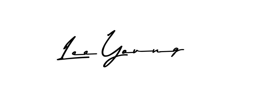 How to make Lee Young name signature. Use Asem Kandis PERSONAL USE style for creating short signs online. This is the latest handwritten sign. Lee Young signature style 9 images and pictures png