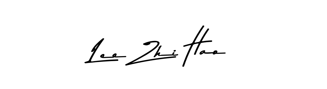 Create a beautiful signature design for name Lee Zhi Hao. With this signature (Asem Kandis PERSONAL USE) fonts, you can make a handwritten signature for free. Lee Zhi Hao signature style 9 images and pictures png