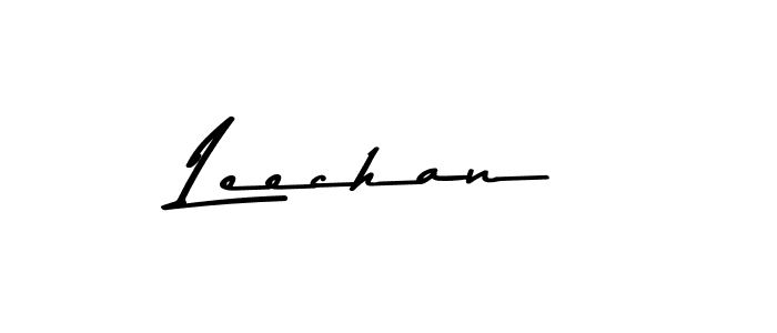 How to make Leechan signature? Asem Kandis PERSONAL USE is a professional autograph style. Create handwritten signature for Leechan name. Leechan signature style 9 images and pictures png