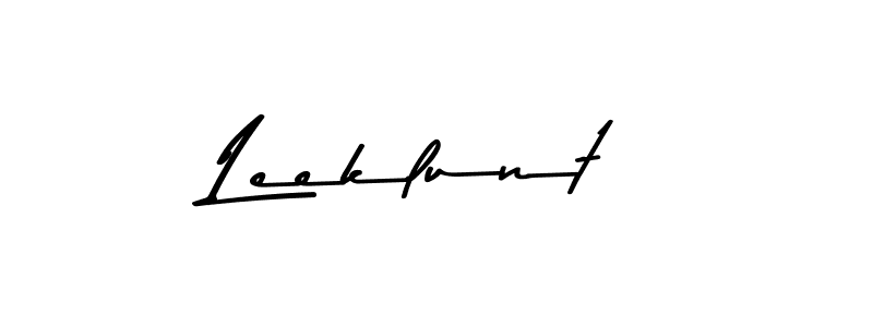 Check out images of Autograph of Leeklunt name. Actor Leeklunt Signature Style. Asem Kandis PERSONAL USE is a professional sign style online. Leeklunt signature style 9 images and pictures png