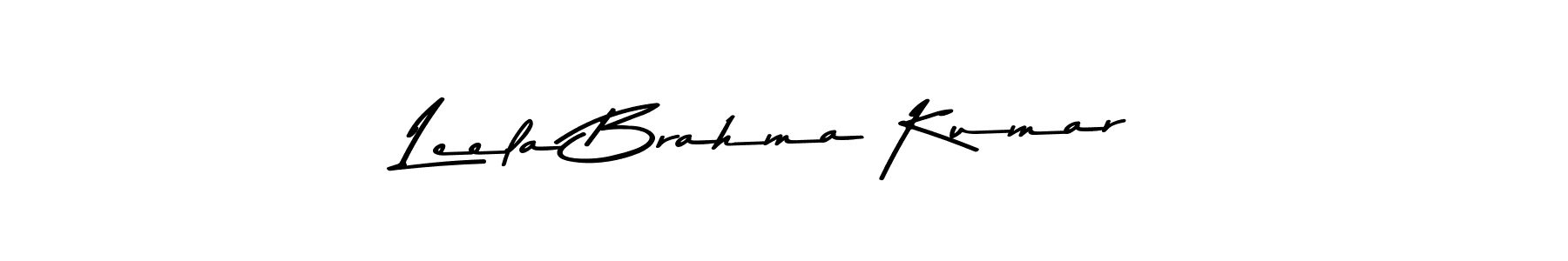 Make a beautiful signature design for name Leela Brahma Kumar. Use this online signature maker to create a handwritten signature for free. Leela Brahma Kumar signature style 9 images and pictures png