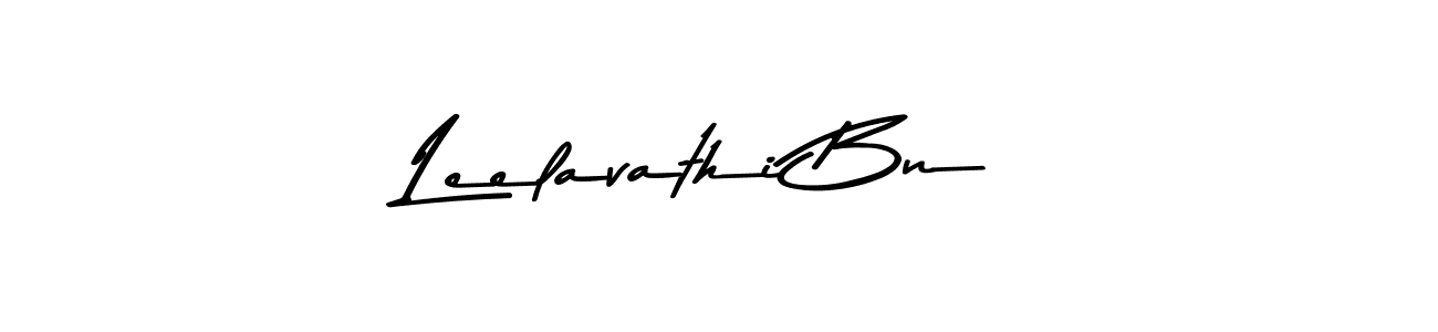 How to make Leelavathi Bn name signature. Use Asem Kandis PERSONAL USE style for creating short signs online. This is the latest handwritten sign. Leelavathi Bn signature style 9 images and pictures png