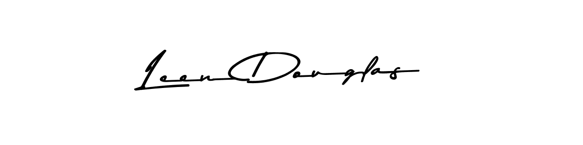 This is the best signature style for the Leen Douglas name. Also you like these signature font (Asem Kandis PERSONAL USE). Mix name signature. Leen Douglas signature style 9 images and pictures png