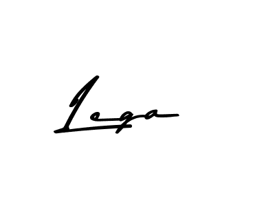 Create a beautiful signature design for name Lega. With this signature (Asem Kandis PERSONAL USE) fonts, you can make a handwritten signature for free. Lega signature style 9 images and pictures png