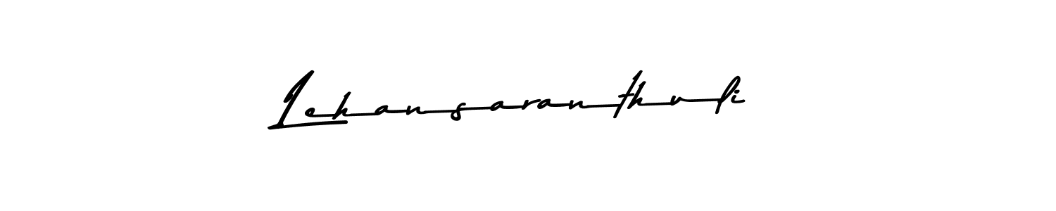 Also You can easily find your signature by using the search form. We will create Lehansaranthuli name handwritten signature images for you free of cost using Asem Kandis PERSONAL USE sign style. Lehansaranthuli signature style 9 images and pictures png