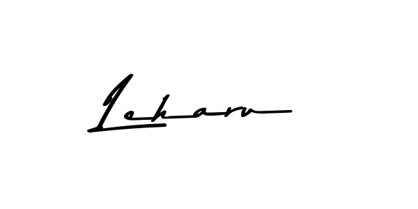 How to make Leharu signature? Asem Kandis PERSONAL USE is a professional autograph style. Create handwritten signature for Leharu name. Leharu signature style 9 images and pictures png