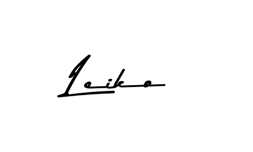 Leiko stylish signature style. Best Handwritten Sign (Asem Kandis PERSONAL USE) for my name. Handwritten Signature Collection Ideas for my name Leiko. Leiko signature style 9 images and pictures png
