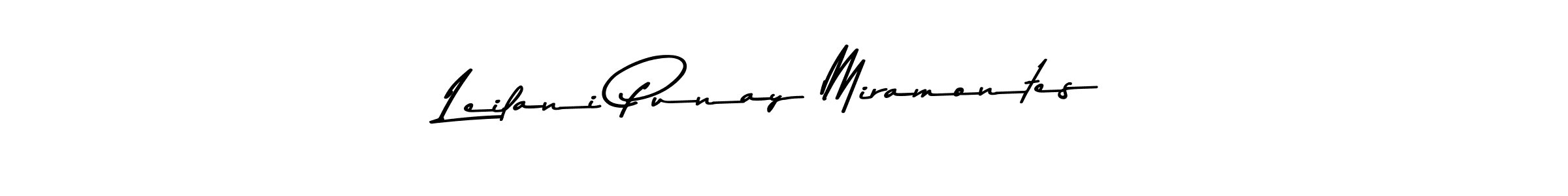 Design your own signature with our free online signature maker. With this signature software, you can create a handwritten (Asem Kandis PERSONAL USE) signature for name Leilani Punay Miramontes. Leilani Punay Miramontes signature style 9 images and pictures png