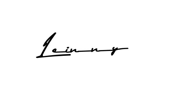 Make a beautiful signature design for name Leinny. With this signature (Asem Kandis PERSONAL USE) style, you can create a handwritten signature for free. Leinny signature style 9 images and pictures png