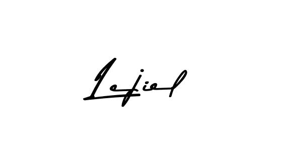 Create a beautiful signature design for name Lejiel. With this signature (Asem Kandis PERSONAL USE) fonts, you can make a handwritten signature for free. Lejiel signature style 9 images and pictures png