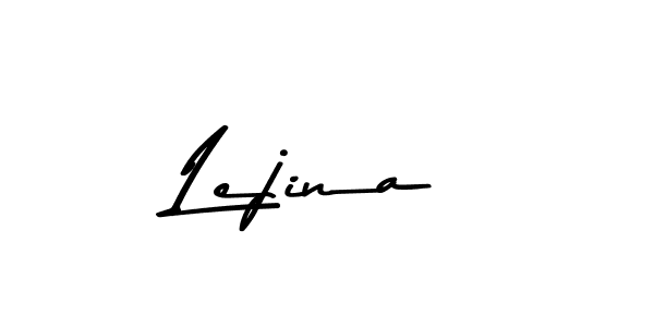 Make a beautiful signature design for name Lejina. With this signature (Asem Kandis PERSONAL USE) style, you can create a handwritten signature for free. Lejina signature style 9 images and pictures png