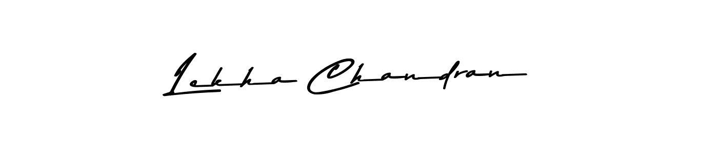 It looks lik you need a new signature style for name Lekha Chandran. Design unique handwritten (Asem Kandis PERSONAL USE) signature with our free signature maker in just a few clicks. Lekha Chandran signature style 9 images and pictures png