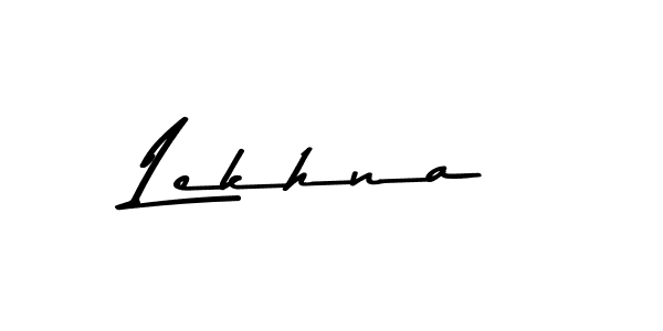 Create a beautiful signature design for name Lekhna. With this signature (Asem Kandis PERSONAL USE) fonts, you can make a handwritten signature for free. Lekhna signature style 9 images and pictures png