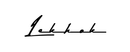 How to make Lekhok name signature. Use Asem Kandis PERSONAL USE style for creating short signs online. This is the latest handwritten sign. Lekhok signature style 9 images and pictures png