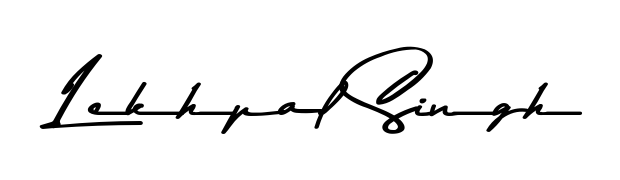 A modern signature idea for name Lekhpal Singh using Asem Kandis PERSONAL USE font. Clean strokes and elegant curves make it stand out instantly. Lekhpal Singh signature style 9 images and pictures png