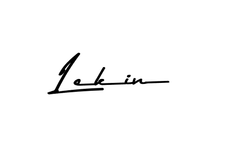 Create a beautiful signature design for name Lekin. With this signature (Asem Kandis PERSONAL USE) fonts, you can make a handwritten signature for free. Lekin signature style 9 images and pictures png