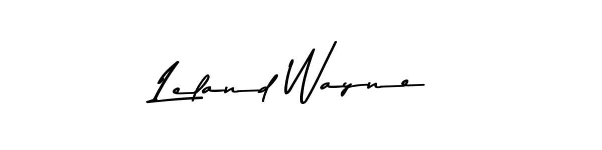 Design your own signature with our free online signature maker. With this signature software, you can create a handwritten (Asem Kandis PERSONAL USE) signature for name Leland Wayne. Leland Wayne signature style 9 images and pictures png