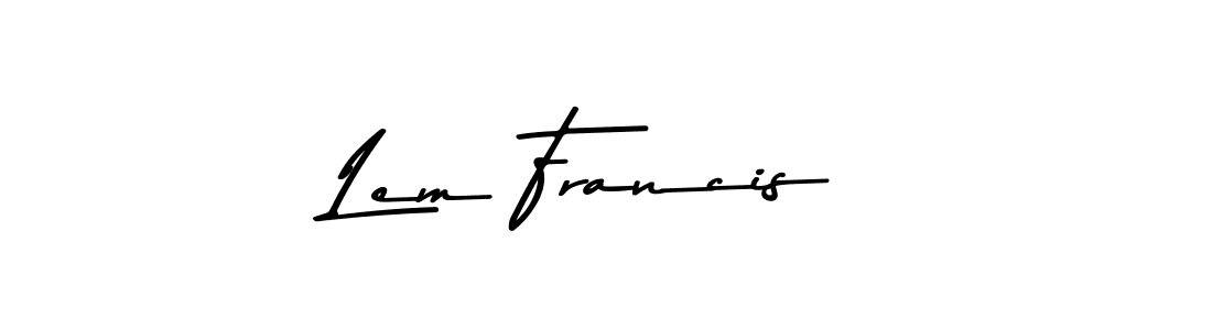 Once you've used our free online signature maker to create your best signature Asem Kandis PERSONAL USE style, it's time to enjoy all of the benefits that Lem Francis name signing documents. Lem Francis signature style 9 images and pictures png