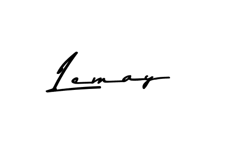 How to make Lemay name signature. Use Asem Kandis PERSONAL USE style for creating short signs online. This is the latest handwritten sign. Lemay signature style 9 images and pictures png