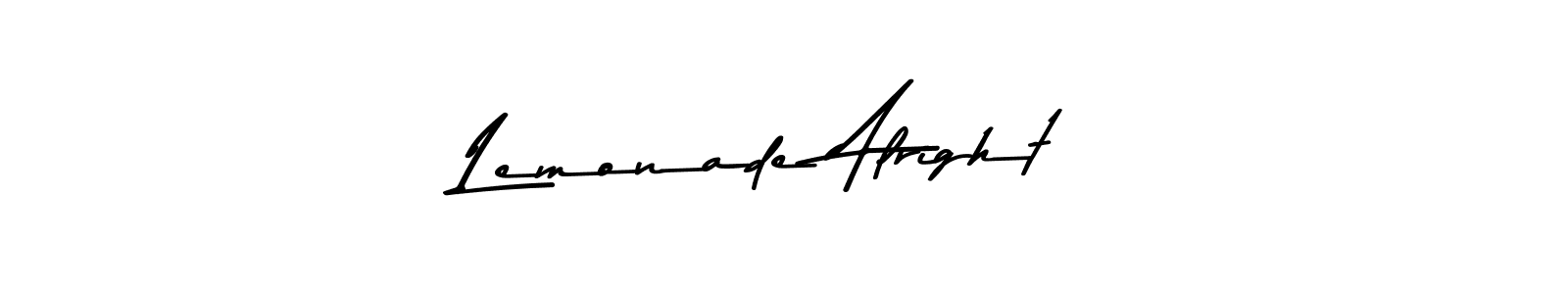 Use a signature maker to create a handwritten signature online. With this signature software, you can design (Asem Kandis PERSONAL USE) your own signature for name Lemonade Alright. Lemonade Alright signature style 9 images and pictures png