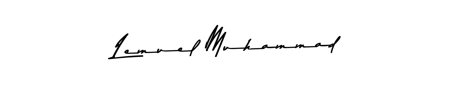 Once you've used our free online signature maker to create your best signature Asem Kandis PERSONAL USE style, it's time to enjoy all of the benefits that Lemuel Muhammad name signing documents. Lemuel Muhammad signature style 9 images and pictures png