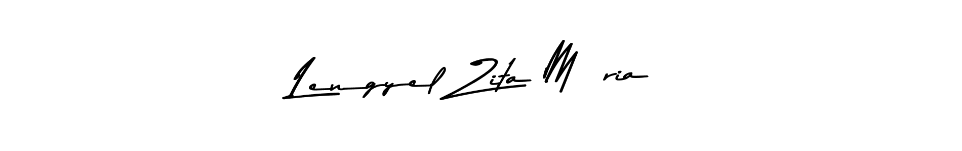 Also You can easily find your signature by using the search form. We will create Lengyel Zita Mária name handwritten signature images for you free of cost using Asem Kandis PERSONAL USE sign style. Lengyel Zita Mária signature style 9 images and pictures png