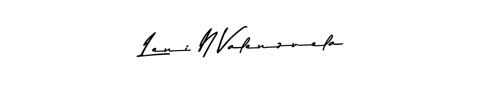 The best way (Asem Kandis PERSONAL USE) to make a short signature is to pick only two or three words in your name. The name Leni N Valenzuela include a total of six letters. For converting this name. Leni N Valenzuela signature style 9 images and pictures png