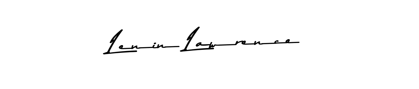 Design your own signature with our free online signature maker. With this signature software, you can create a handwritten (Asem Kandis PERSONAL USE) signature for name Lenin Lawrence. Lenin Lawrence signature style 9 images and pictures png