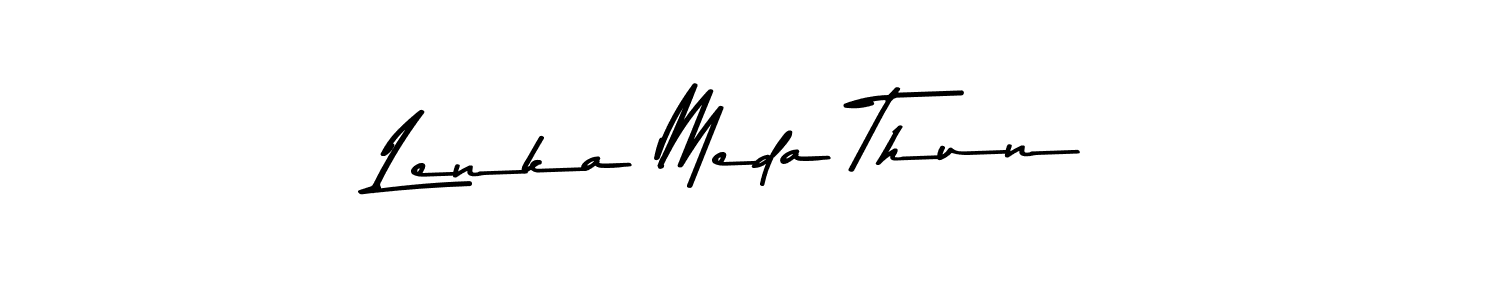 How to Draw Lenka Meda Thun signature style? Asem Kandis PERSONAL USE is a latest design signature styles for name Lenka Meda Thun. Lenka Meda Thun signature style 9 images and pictures png