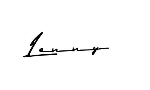 Make a beautiful signature design for name Lenny. With this signature (Asem Kandis PERSONAL USE) style, you can create a handwritten signature for free. Lenny signature style 9 images and pictures png