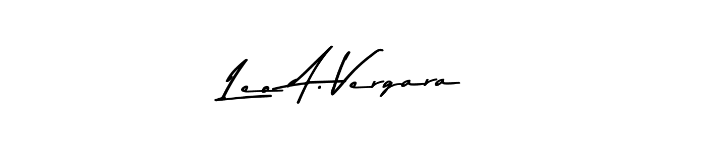 How to make Leo A. Vergara signature? Asem Kandis PERSONAL USE is a professional autograph style. Create handwritten signature for Leo A. Vergara name. Leo A. Vergara signature style 9 images and pictures png