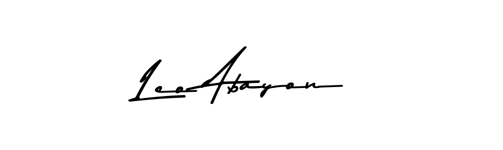 Create a beautiful signature design for name Leo Abayon. With this signature (Asem Kandis PERSONAL USE) fonts, you can make a handwritten signature for free. Leo Abayon signature style 9 images and pictures png