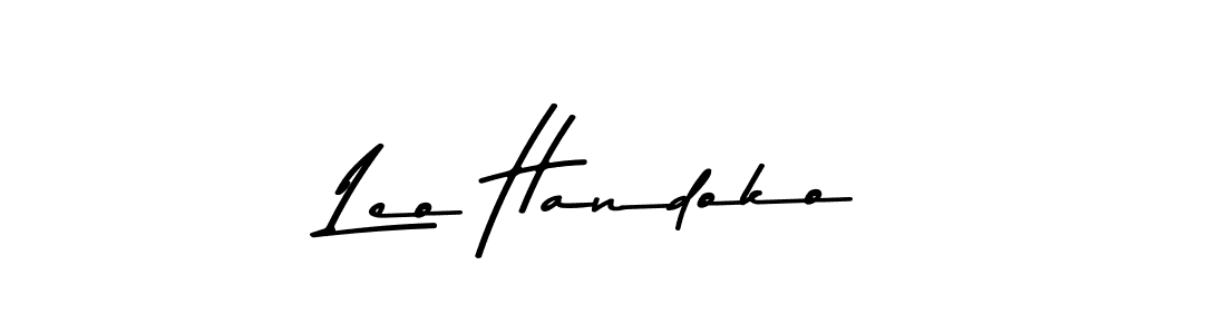 Make a beautiful signature design for name Leo Handoko. Use this online signature maker to create a handwritten signature for free. Leo Handoko signature style 9 images and pictures png