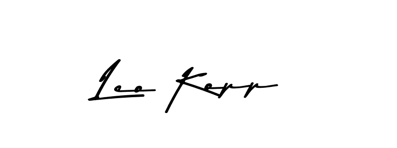 Make a beautiful signature design for name Leo Kopp. With this signature (Asem Kandis PERSONAL USE) style, you can create a handwritten signature for free. Leo Kopp signature style 9 images and pictures png