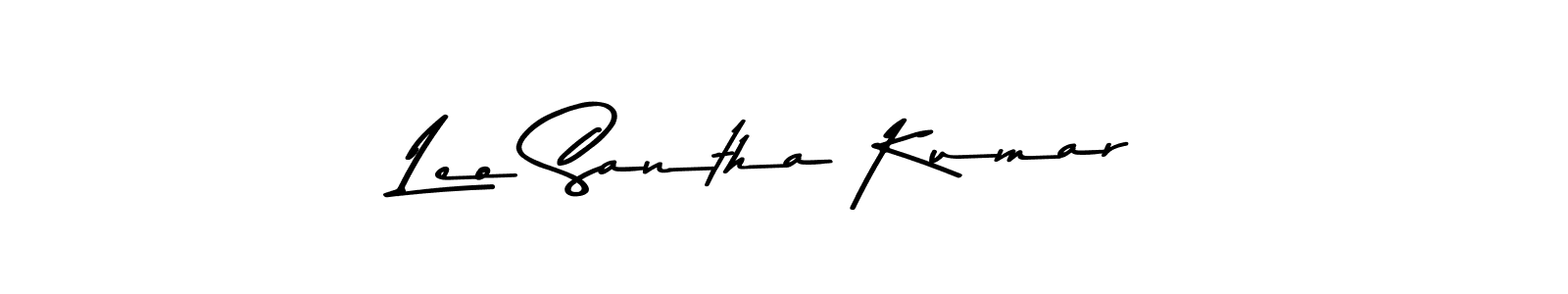 Here are the top 10 professional signature styles for the name Leo Santha Kumar. These are the best autograph styles you can use for your name. Leo Santha Kumar signature style 9 images and pictures png