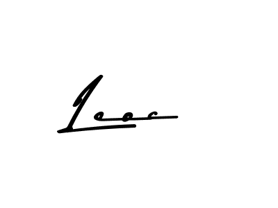 Make a beautiful signature design for name Leoc. With this signature (Asem Kandis PERSONAL USE) style, you can create a handwritten signature for free. Leoc signature style 9 images and pictures png