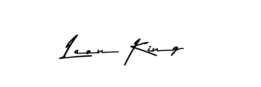 Create a beautiful signature design for name Leon King. With this signature (Asem Kandis PERSONAL USE) fonts, you can make a handwritten signature for free. Leon King signature style 9 images and pictures png