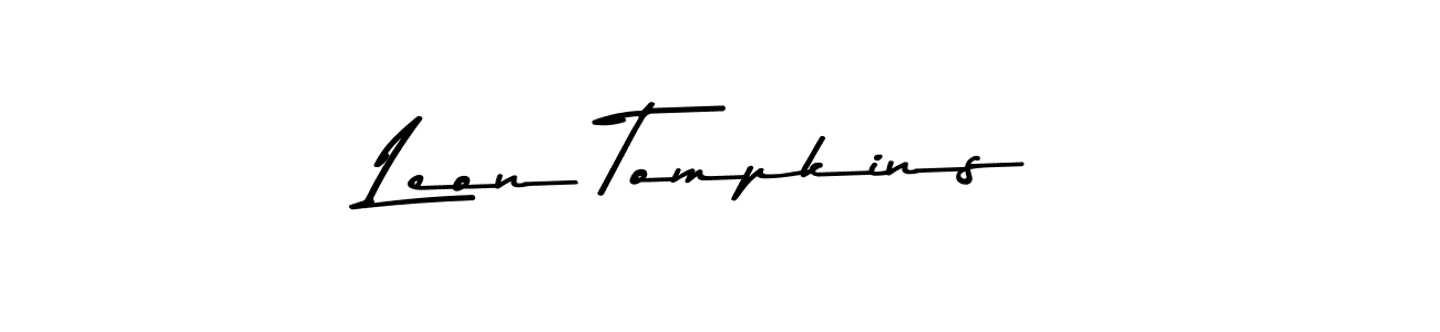 if you are searching for the best signature style for your name Leon Tompkins. so please give up your signature search. here we have designed multiple signature styles  using Asem Kandis PERSONAL USE. Leon Tompkins signature style 9 images and pictures png