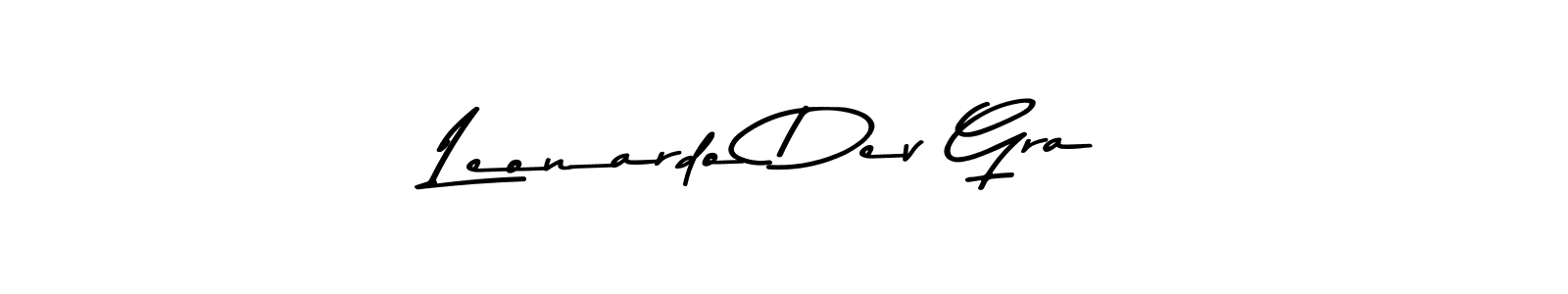 Create a beautiful signature design for name Leonardo Dev Gra. With this signature (Asem Kandis PERSONAL USE) fonts, you can make a handwritten signature for free. Leonardo Dev Gra signature style 9 images and pictures png