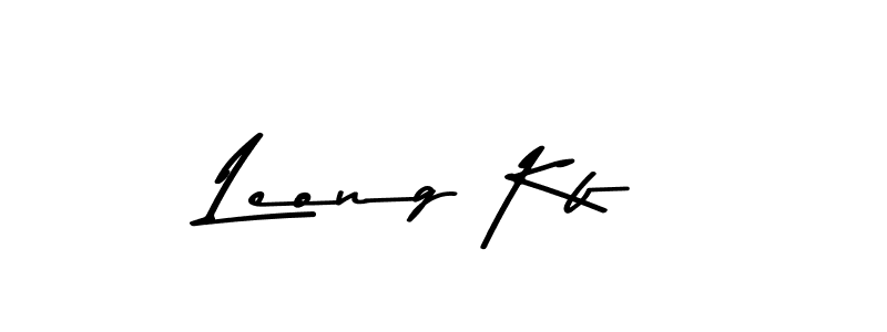 Leong Kf stylish signature style. Best Handwritten Sign (Asem Kandis PERSONAL USE) for my name. Handwritten Signature Collection Ideas for my name Leong Kf. Leong Kf signature style 9 images and pictures png