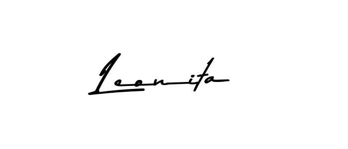 Leonita stylish signature style. Best Handwritten Sign (Asem Kandis PERSONAL USE) for my name. Handwritten Signature Collection Ideas for my name Leonita. Leonita signature style 9 images and pictures png