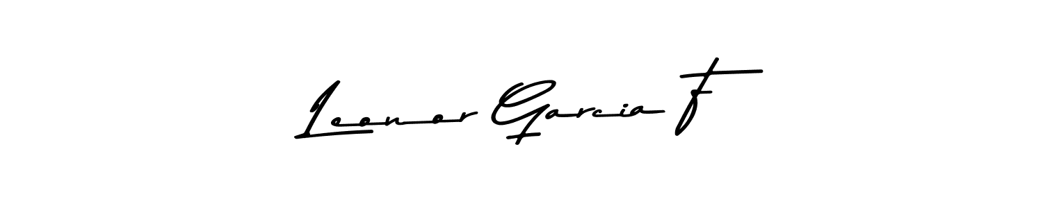 Also You can easily find your signature by using the search form. We will create Leonor Garcia F name handwritten signature images for you free of cost using Asem Kandis PERSONAL USE sign style. Leonor Garcia F signature style 9 images and pictures png