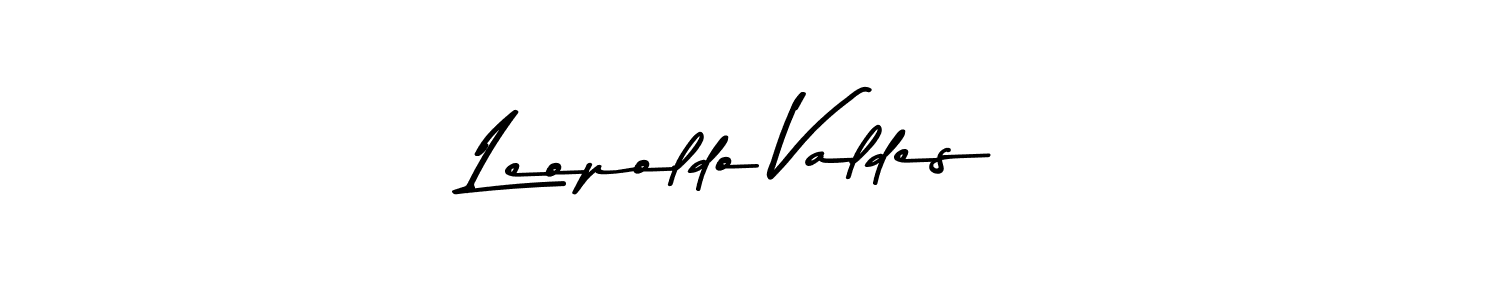 Design your own signature with our free online signature maker. With this signature software, you can create a handwritten (Asem Kandis PERSONAL USE) signature for name Leopoldo Valdes. Leopoldo Valdes signature style 9 images and pictures png