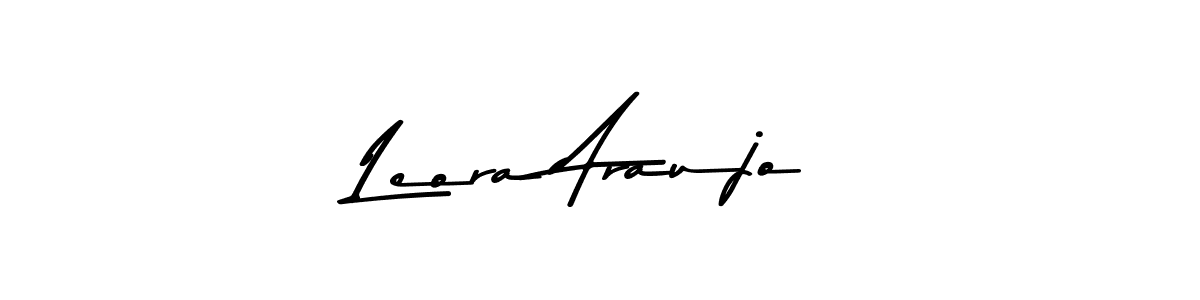 Also You can easily find your signature by using the search form. We will create Leora Araujo name handwritten signature images for you free of cost using Asem Kandis PERSONAL USE sign style. Leora Araujo signature style 9 images and pictures png